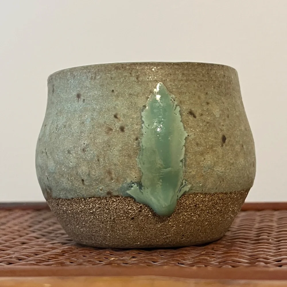 HANDMADE STUDIO CERAMIC POTTERY SMALL CATCHALL TRINKET BOWL PLANT POT